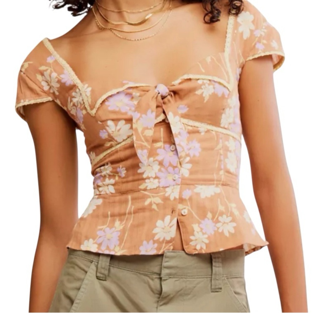 FREE PEOPLE Call Me Baby Blouse